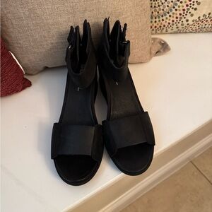 Sorel Black Women's Sandals